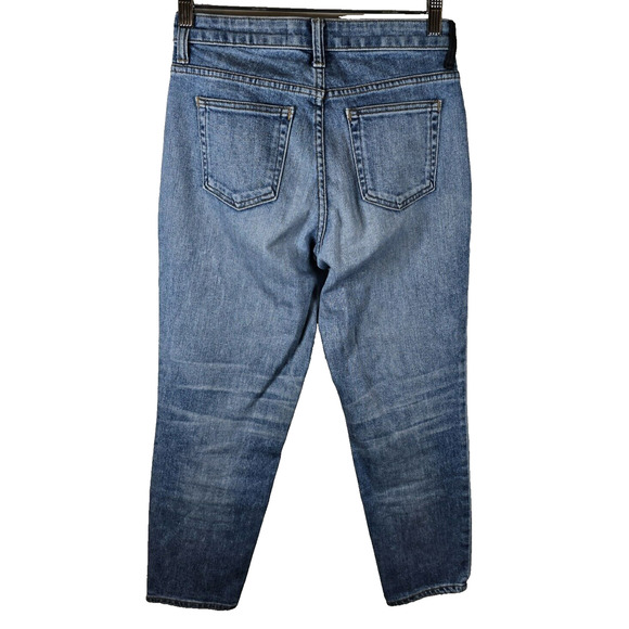 Alexander Wang Jeans Women 24 Blue Mid Rise Stretch Designer Luxury Straight - Picture 2 of 10